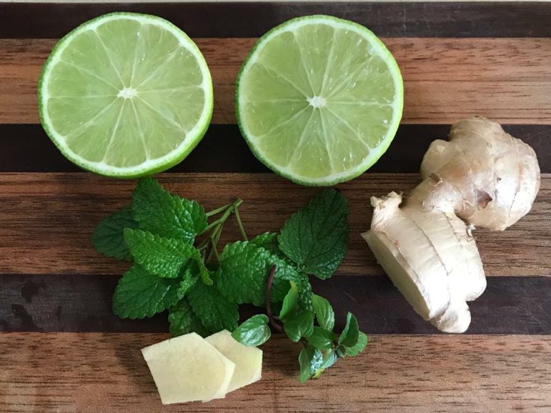 Amanda Hobley lemon, honey and ginger drink